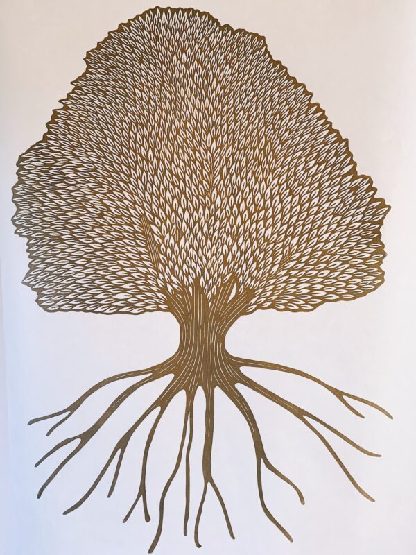 Beech Tree (Gold/White)
